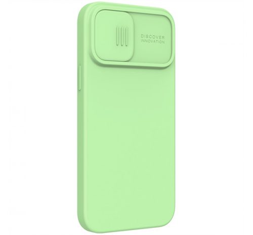 Nillkin CamShield Silky Apple iPhone 13 Pro Max MagSafe műanyag hátlap tok, menta zöld