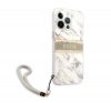 Guess TPU Marble Stripe Apple iPhone 13 Pro hátlap tok, szürke