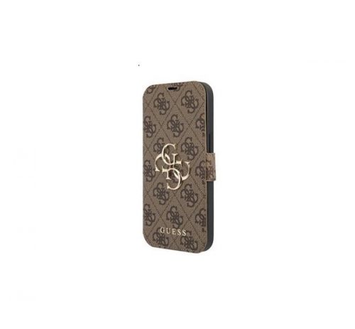 Guess PU 4G Metal Logo Apple iPhone 13 flip tok, barna