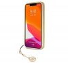 Guess 4G Charms Apple iPhone 13 hátlap tok, barna