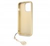 Guess 4G Charms Apple iPhone 13 Pro Max hátlap tok, barna