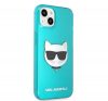 Karl Lagerfeld Choupette Head szilikon hátlap tok Apple iPhone 13 mini, kék