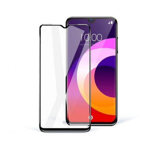 Samsung Galaxy A51/A51 5G Full Glue Ceramic hajlított tempered glass kijelzővédő üvegfólia, fekete