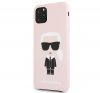 Karl Lagerfeld Silicone Cover szilikon tok Apple iPhone 11 Pro Max, rószaszín