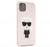 Karl Lagerfeld Silicone Cover szilikon tok Apple iPhone 11 Pro Max, rószaszín