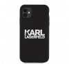 Karl Lagerfeld Stack White Logo szilikon tok Apple iPhone 11, fekete