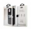 Karl Lagerfeld Stack White Logo szilikon tok Apple iPhone 11, fekete