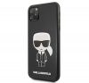 Karl Lagerfeld Embossed műanyag hátlap tok Apple iPhone 11 Pro Max, fekete