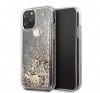 Guess Glitter Hearts Apple iPhone 11 Pro Max szilikon hátlap tok, arany