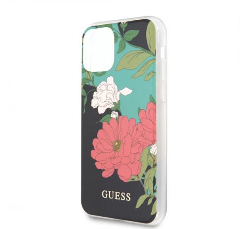 Guess Flower Apple iPhone 11 Pro hátlap tok, virág mintás