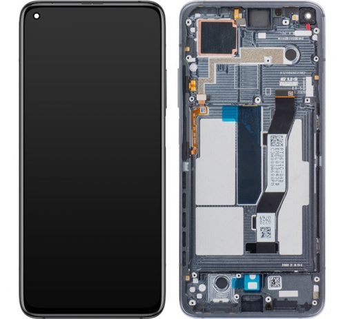 Xiaomi Mi 10T 5G/10T Pro 5G kompatibilis LCD modul kerettel, OEM jellegű, fekete