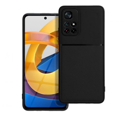 Forcell Noble hátlap tok, Xiaomi Poco M4 Pro 5G, fekete