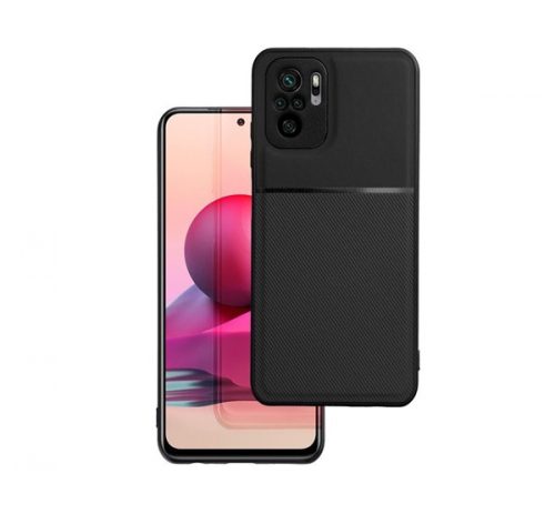 Forcell Noble hátlap tok, Xiaomi Redmi Note 10 Pro/Redmi Note 10 Pro Max, fekete