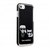 Karl Lagerfeld Karl and Choupette TPE hátlap tok Apple iPhone SE 2022/2020/8/7, fekete