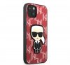 Karl Lagerfeld Monogram Ikonik hátlap tok Apple iPhone 13, piros