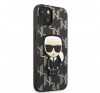 Karl Lagerfeld Monogram Ikonik hátlap tok Apple iPhone 13 mini, fekete