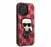 Karl Lagerfeld Monogram Ikonik hátlap tok Apple iPhone 13 Pro Max, piros