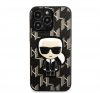 Karl Lagerfeld Monogram Ikonik hátlap tok Apple iPhone 13 Pro Max, fekete