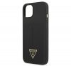 Guess Silicone Line Triangle Apple iPhone 13 mini hátlap tok, fekete