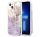 Guess Liquid Glitter Flower Apple iPhone 13 mini hátlap tok, lila