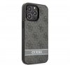 Guess 4G Stripe Apple iPhone 13 Pro szilikon hátlap tok, fekete