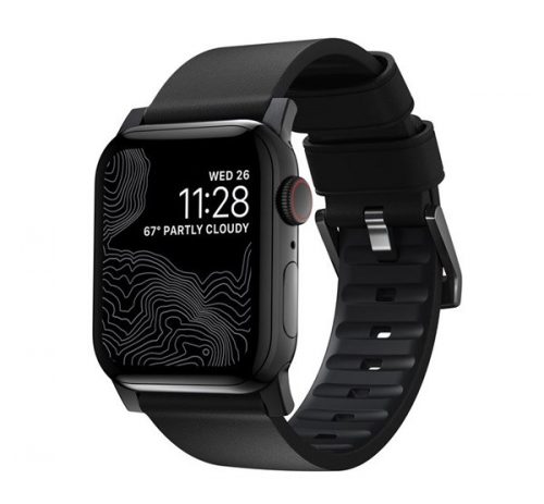 Nomad Active Pro Apple Watch 42/44/45/49mm szíj, fekete