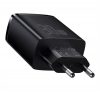 Baseus Compact gyorstöltő adapter 30W Type-C + 2XUSB, fekete