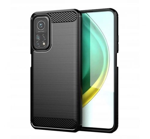 Forcell Carbon hátlap tok Xiaomi Mi 10T 5G / Mi 10TPro 5G, fekete