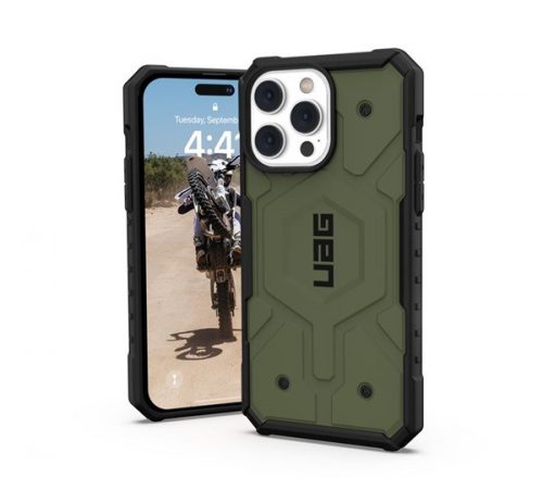 UAG Pathfinder Magsafe Apple iPhone 14 Pro Max hátlap tok, Olive