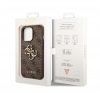 Guess PU 4G Metal Logo Apple iPhone 14 Pro Max hátlap tok, barna