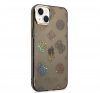 Guess Peony Glitter Apple iPhone 14 Plus hátlap tok, fekete