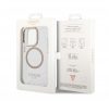 Guess Transparent MagSafe Apple iPhone 14 Pro hátlap tok, arany