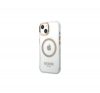 Guess Transparent MagSafe Apple iPhone 13 Pro hátlap tok, arany