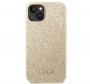 Guess Glitter Flakes Metal Logo Apple iPhone 14 Plus hátlap tok, arany