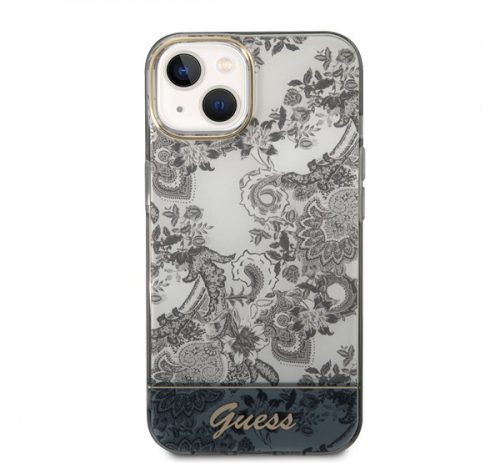 Guess Toile De Jouy Apple iPhone 14 hátlap tok, szürke