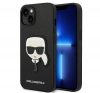 Karl Lagerfeld Head Saffiano bőr hátlap tok Apple iPhone 14, fekete