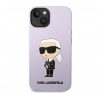 Karl Lagerfeld Liquid Ikonik NFT szilikon hátlap tok Apple iPhone 14, lila