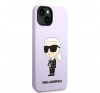 Karl Lagerfeld Liquid Ikonik NFT szilikon hátlap tok Apple iPhone 14, lila