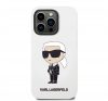 Karl Lagerfeld Liquid Ikonik NFT szilikon hátlap tok Apple iPhone 14 Pro Max, fehér