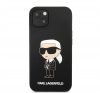 Karl Lagerfeld Liquid Ikonik NFT szilikon hátlap tok Apple iPhone 13, fekete