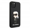 Karl Lagerfeld Liquid Ikonik NFT szilikon hátlap tok Apple iPhone 13, fekete