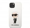 Karl Lagerfeld Liquid Ikonik NFT szilikon hátlap tok Apple iPhone 13, fehér