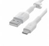 Belkin Boost Charge USB / Type-C töltő- és adatkábel 1m, fehér