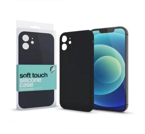 Xprotector Soft Touch Slim szilikon tok, Apple iPhone 14 Plus, fekete