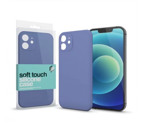 Xprotector Soft Touch Slim szilikon tok, Apple iPhone 14 Plus, levendula szürke