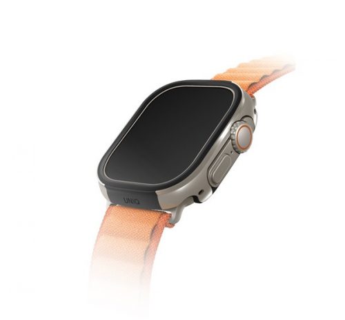 Uniq Valencia Apple Watch Ultra 49mm aluminium tok, ezüst