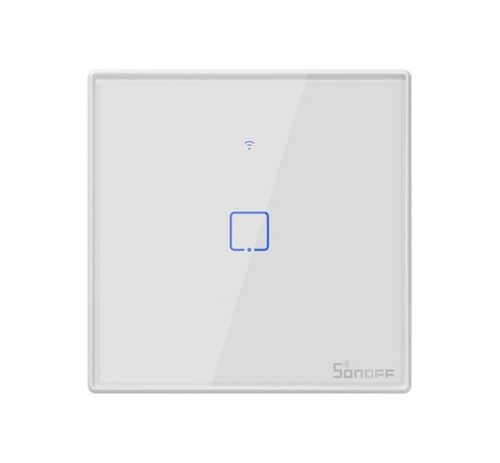 Sonoff Érintőfénykapcsoló WiFi + RF 433 T2 EU TX (1 csatornás)