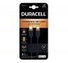 Duracell Lightning / Type-C töltő- és adatkábel, 1m, fekete-arany