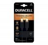 Duracell Type-C / Type-C 3.2 töltő- és adatkábel, 1m, fekete-arany