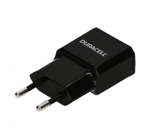 Duracell hálózati töltő adapter USB, 2,1A, fekete